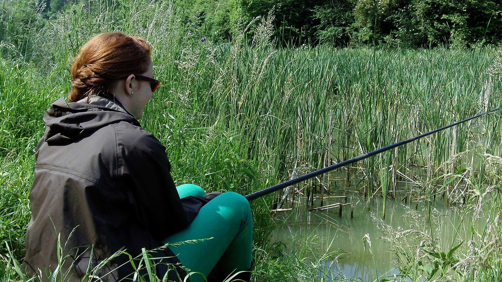 La pêche au féminin avec Chloé