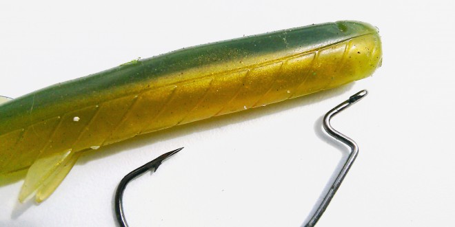 taille hamecon texan one up shad